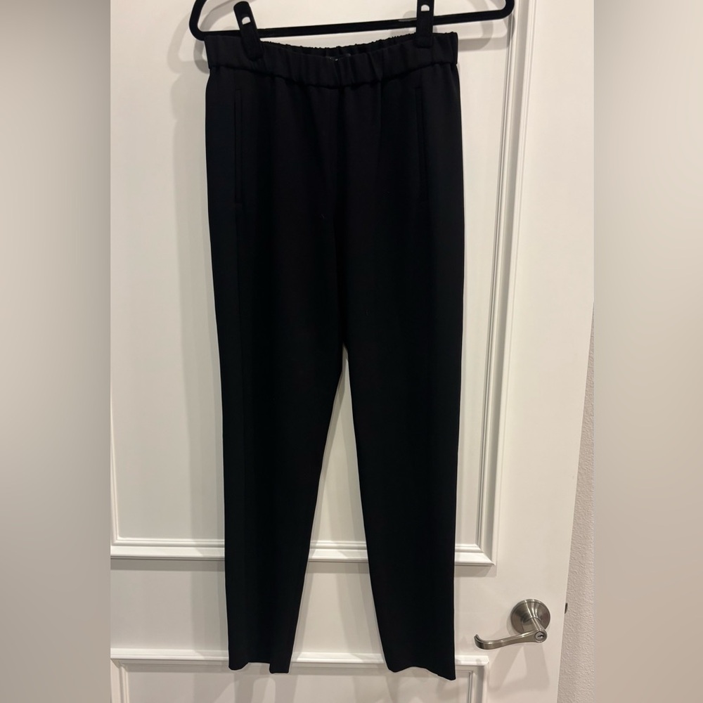Theory Black Crepe Pants